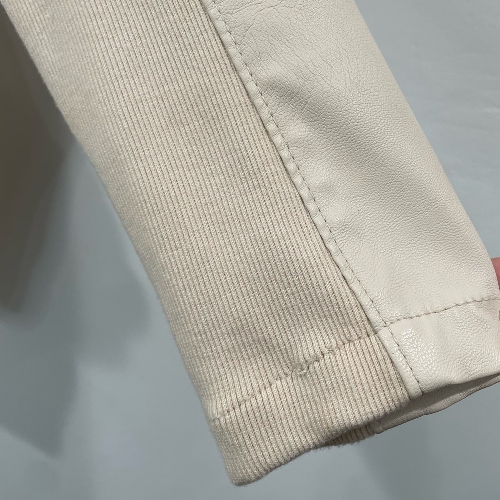 Blank NYC Draped Asymmetrical Zip Jacket in Vegan Leather - Picture 7 of 10
